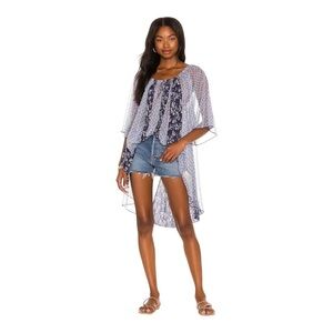 Free People Because I Love You Top in Indigo
